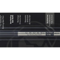 Recarga de Caneta Selectip Gel Rollerball - Preto (0,7MM) - Pacote Duplo