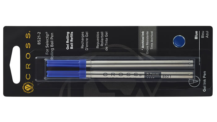 Recarga de Caneta Selectip Gel Rollerball - Azul (0,7MM) - Pacote Duplo